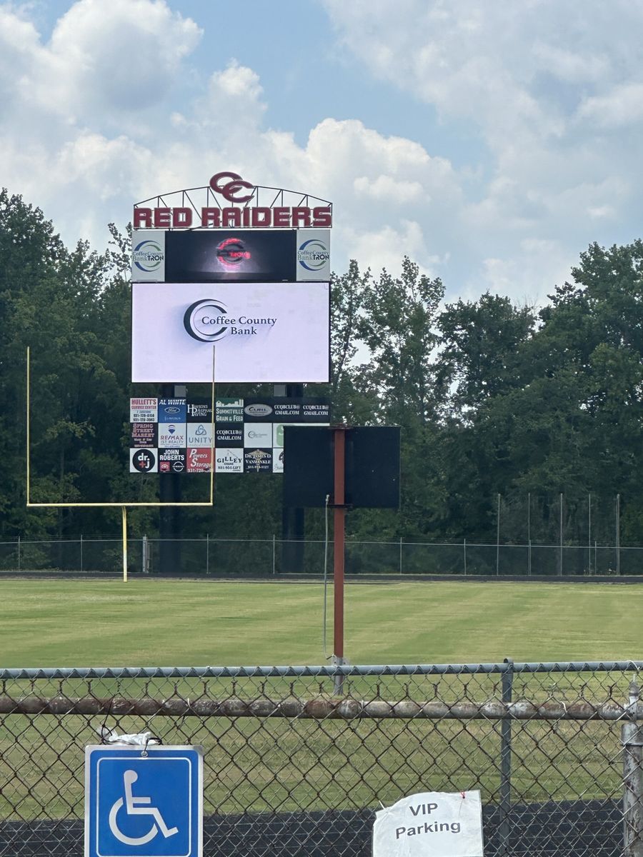 Red Raiders stadium LED scoreboard
